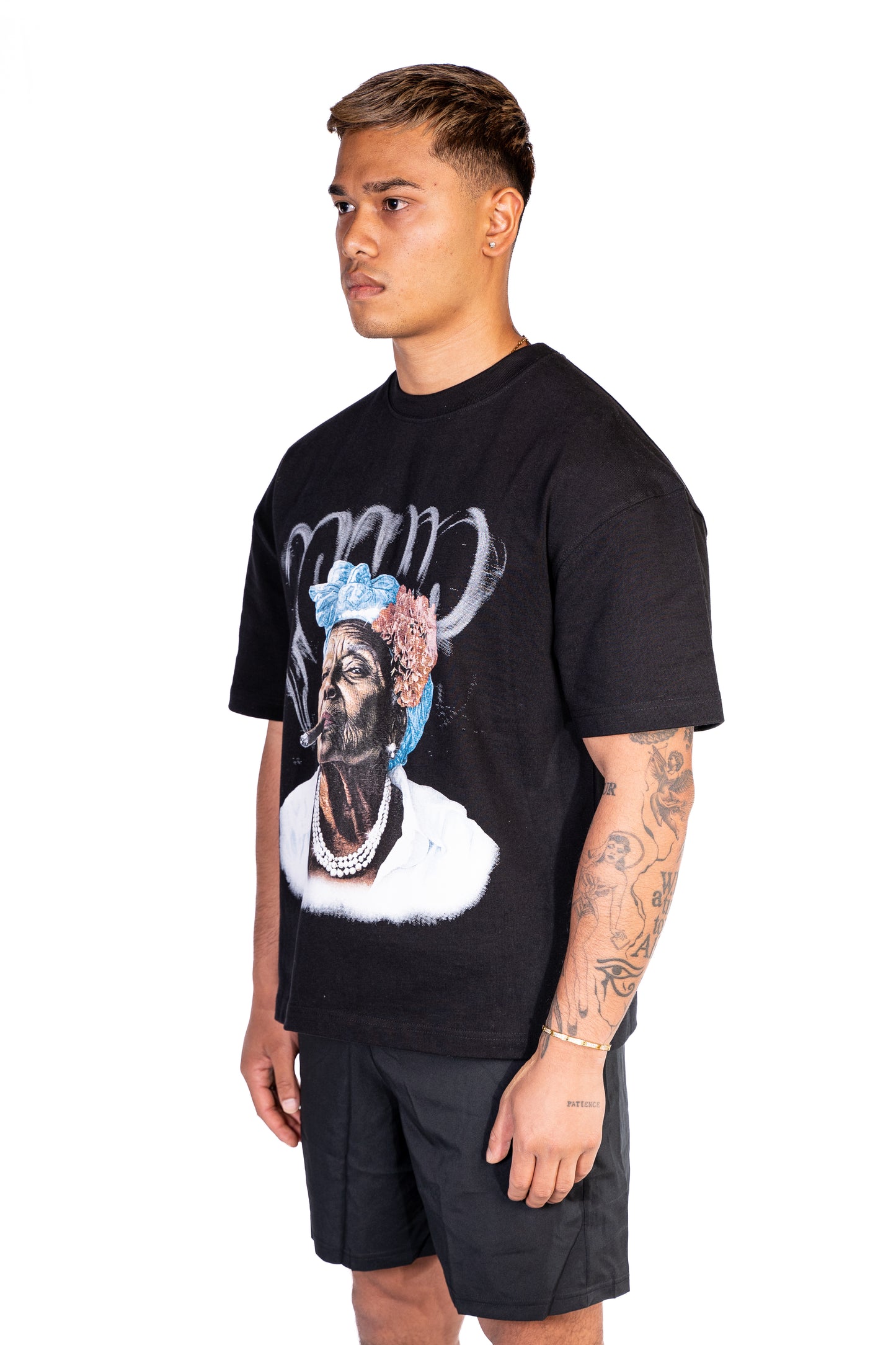 UP IN SMOKE T-SHIRT BLACK