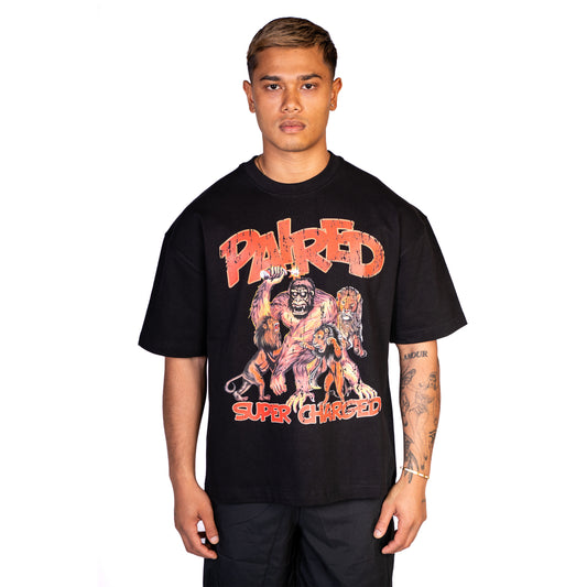 SUPERCHARGED T-SHIRT BLACK