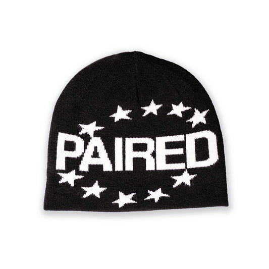 DERAIP BLACK AND WHITE BEANIE