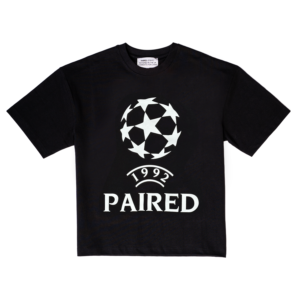 PAIRED EUROPEAN NIGHTS TEE BLACK