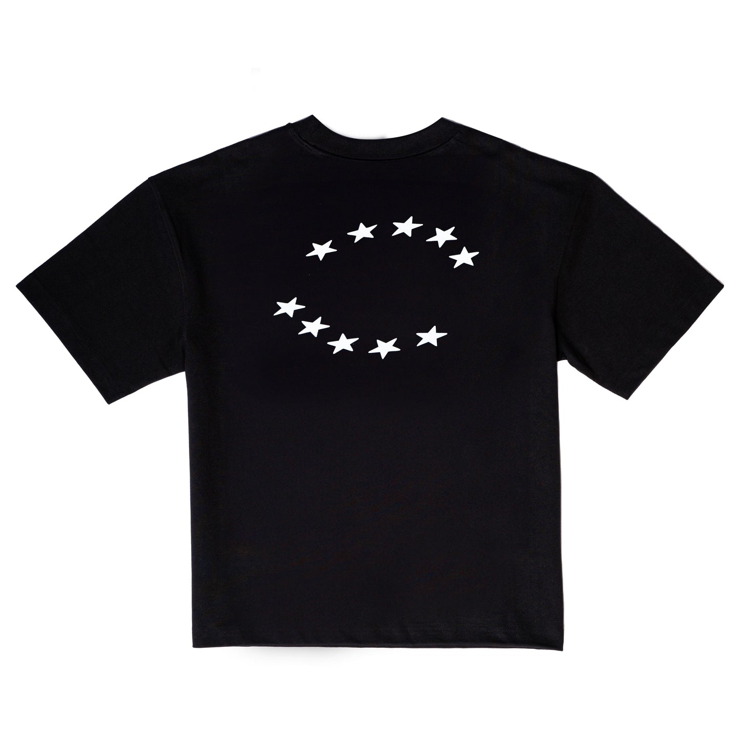 STARS ON YOUR GARMS TEE BLACK