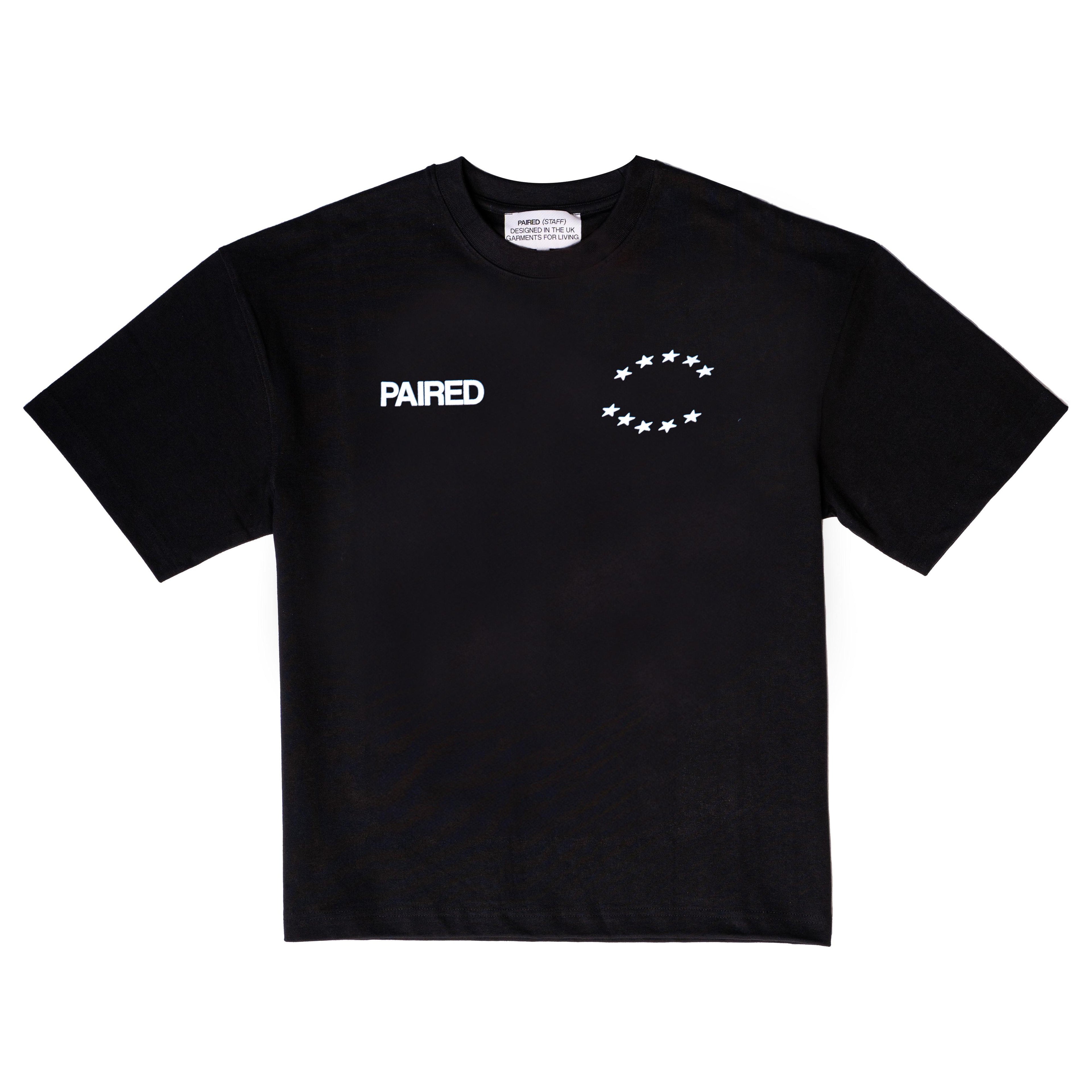 STARS ON YOUR GARMS TEE BLACK