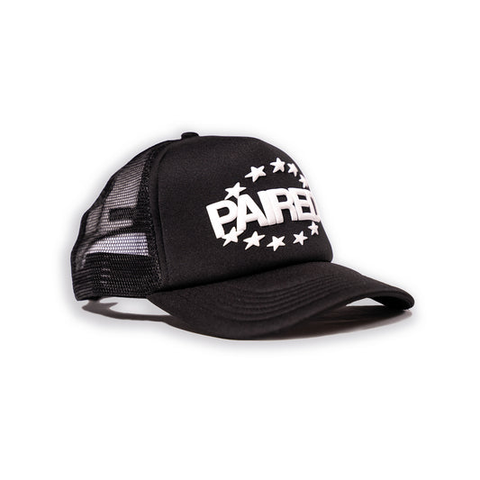 CONSTELLATION PUFF PRINT TRUCKER
