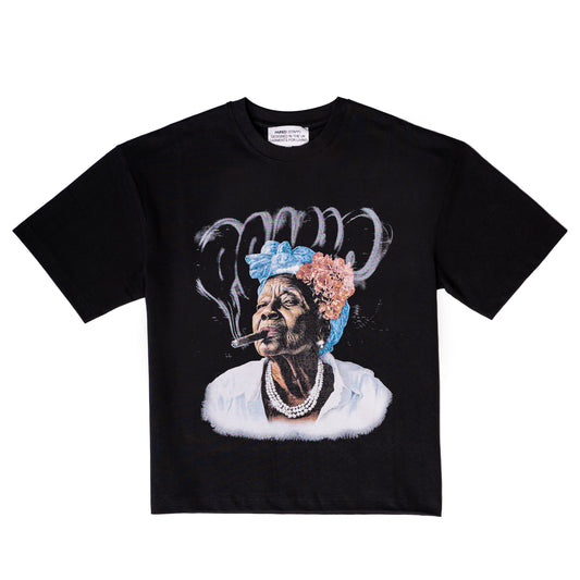 UP IN SMOKE T-SHIRT BLACK